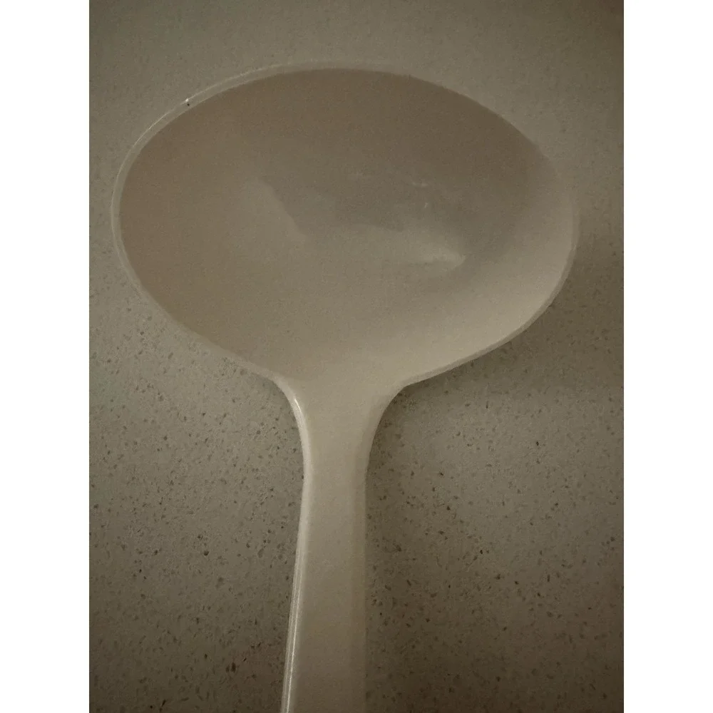 Vintage Pyrex Accessories Ladle 2109-1 White Plastic Soup Spoon 11